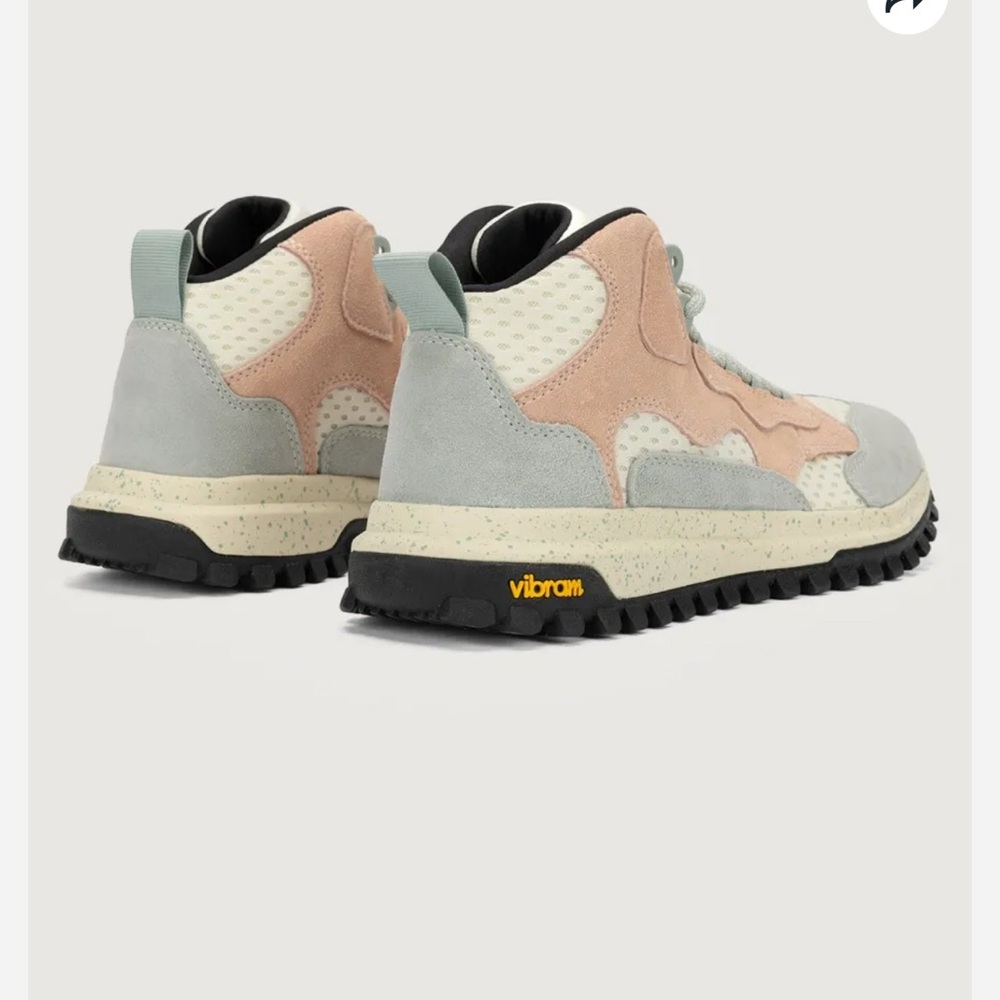 Brandblack SANTA MONICA Gray and Tan AQUA Sneakers with Vibram Sole - Picture 2 of 7